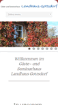 Mobile Screenshot of landhaus-gottsdorf.de